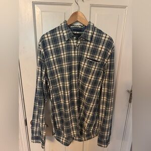 Scotch & Soda Blue Green Checkered Shirt